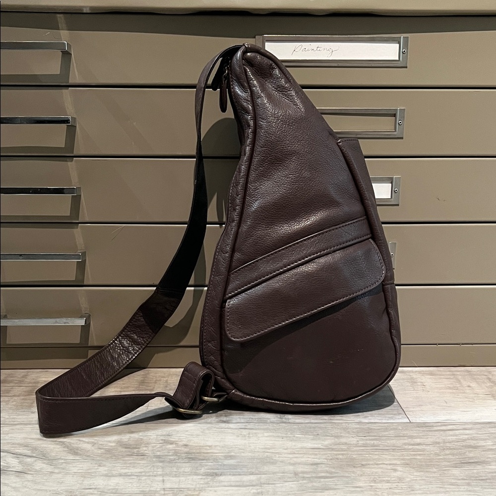 Ameribag Dark Brown Crossbody Bag